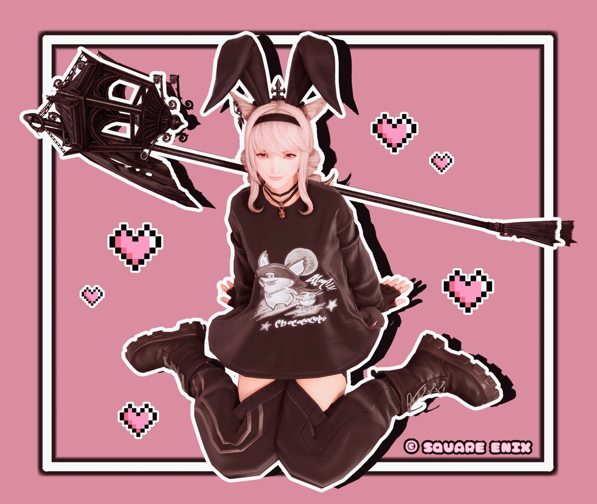 👯‍♀️🩷🖤👯‍♀️