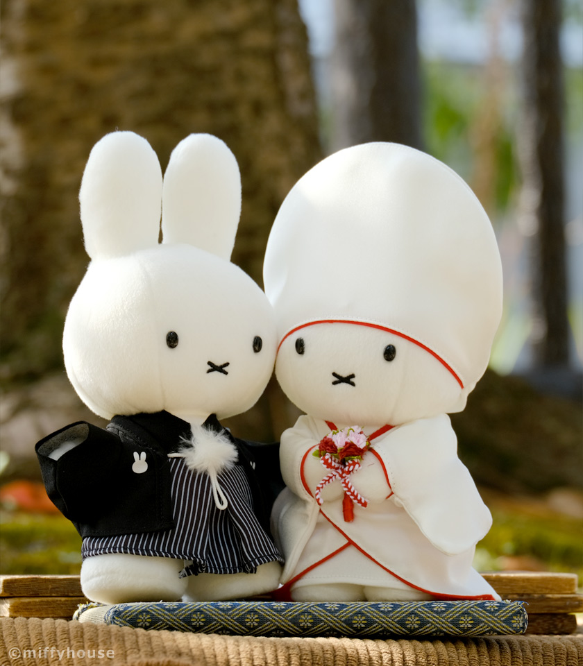 ウェディングドール、品切中のうさぎさんセットはご用意できました