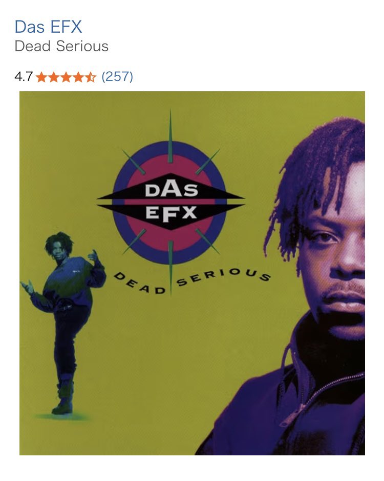 Das EFX『Dead Serious』Amazonレビュー、星5つのワリに熱量の感じられ