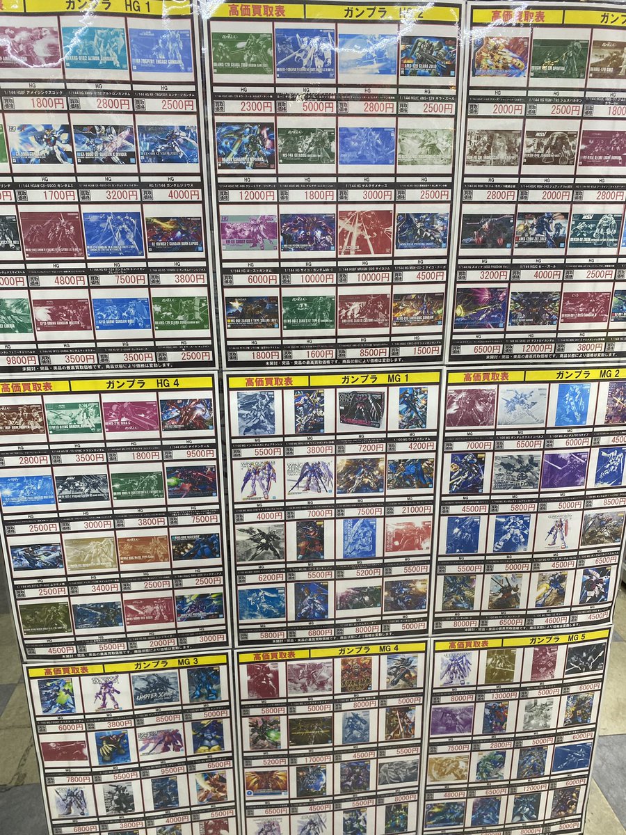 ブックタウン津島店価格情報】 ガンプラ•その他プラモ系値段調整致し