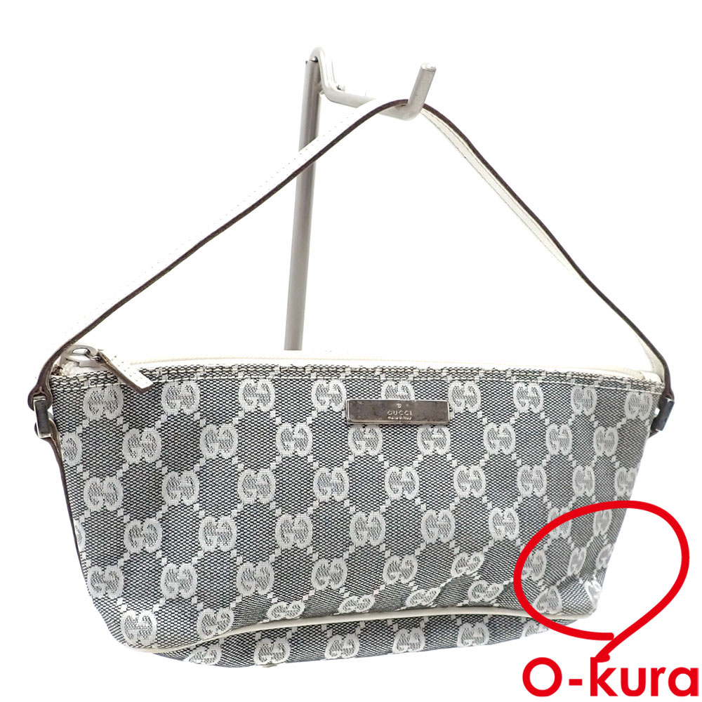 グッチ GGキャンバス×レザー アクセサリーポーチ 販売中です✨ O