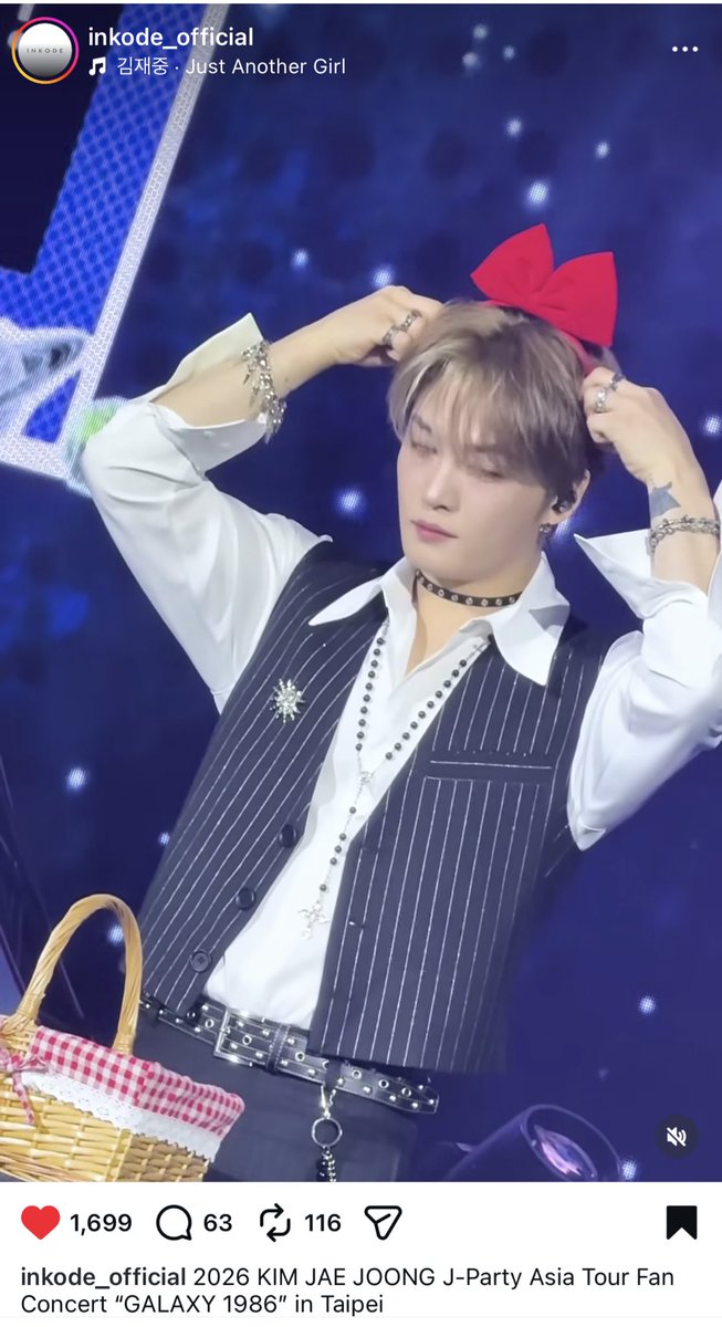 iNKODE official】Instagram 2026 KIM JAE JOONG J-Party Asia Tour