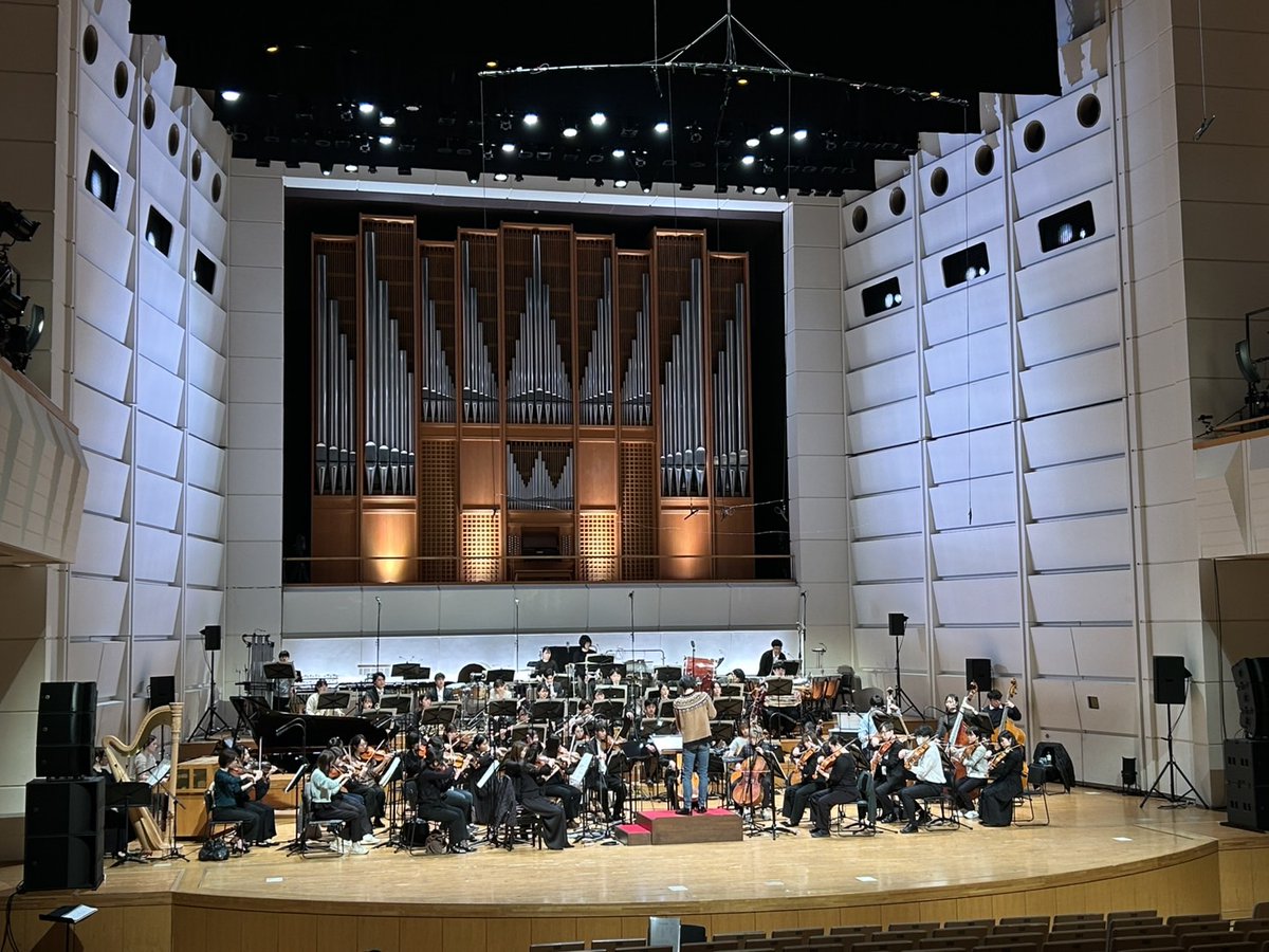本日行われるMusic Design Symphonic Orchestra 2025 (通称：音デオケ