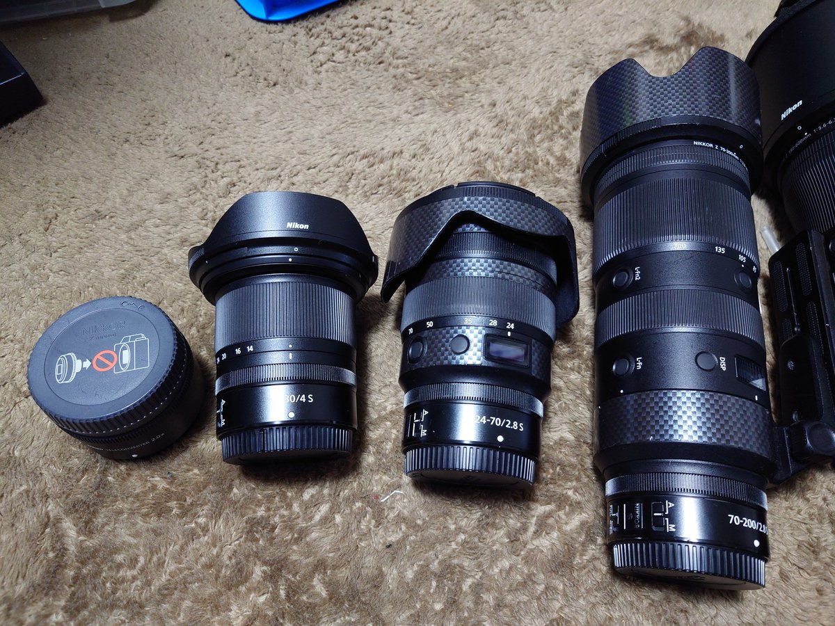 レンズも増えたなぁ〜 そろそろレンズでは無くボディ一台増やす時期