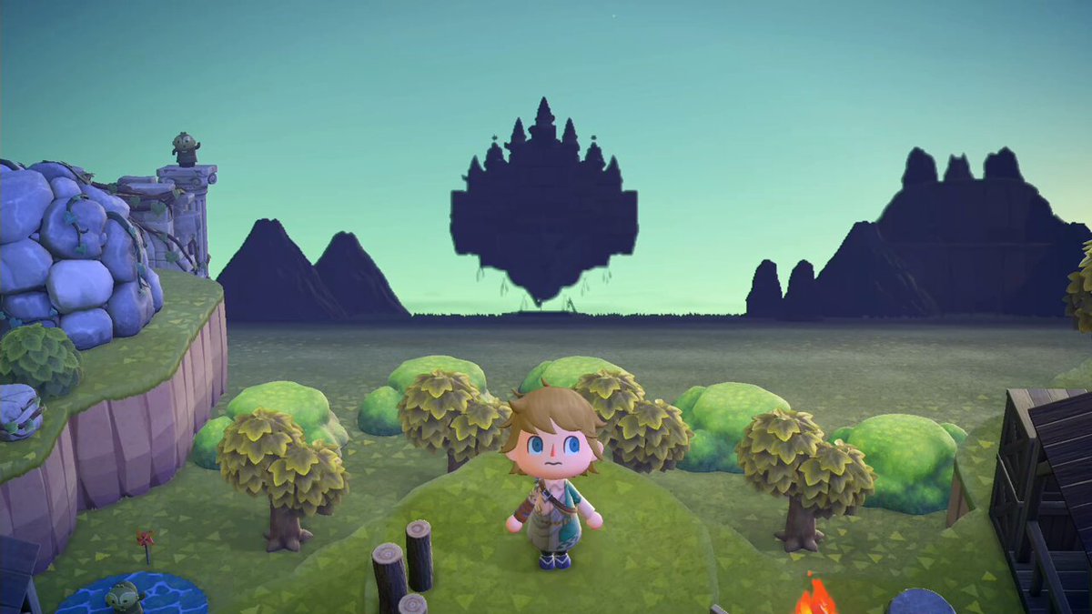 あつ森でティアキン再現 【夢番地→DA-4871-1207-2706】 先日夢見公開