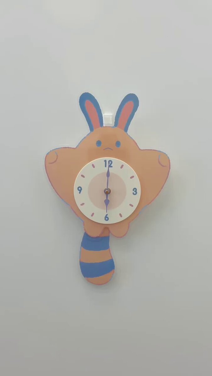 振り子時計 Little Daydream オタチの実物映像