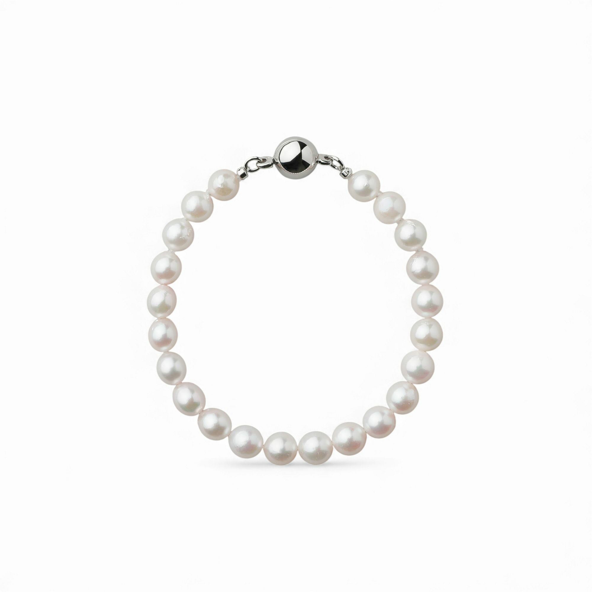 WEB限定】淡水真珠 2連 ブレスレット 4.0-5.0mm | ブレスレット・念珠