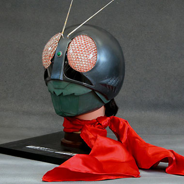 仮面ライダー 旧1号 マスク 1／1 （ソフビキット） : 右脳怪獣の時々日記