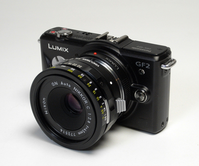 Nikonのパンケーキレンズ・GN オートニッコール45mmf2.8 : ちょい