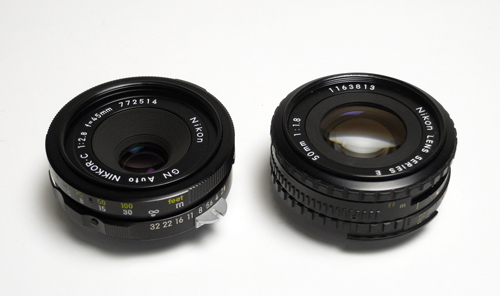 Nikonのパンケーキレンズ・GN オートニッコール45mmf2.8 : ちょい