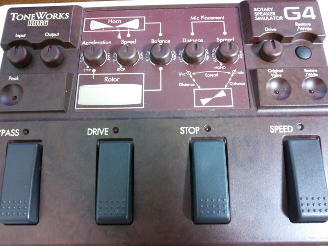 KORG TONEWORKS G4 ロータリー・スピーカー・シミュレータ : びっくも