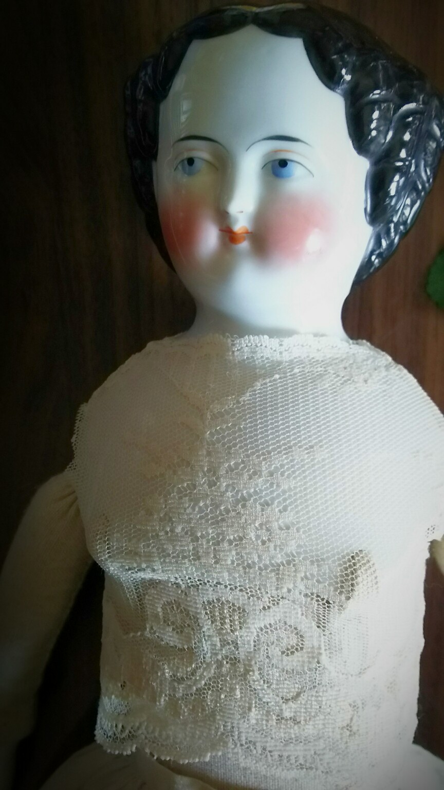 大きなチャイナヘッドドール 修理1 : 【 conte de fees 小部屋