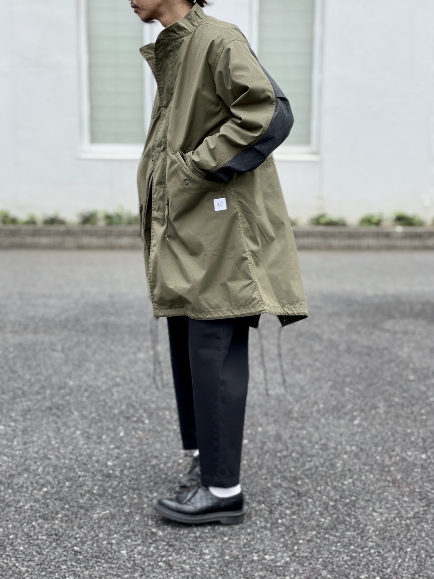 uniform experiment - SLEEVE PANELED MODS COAT : UNDERPASS
