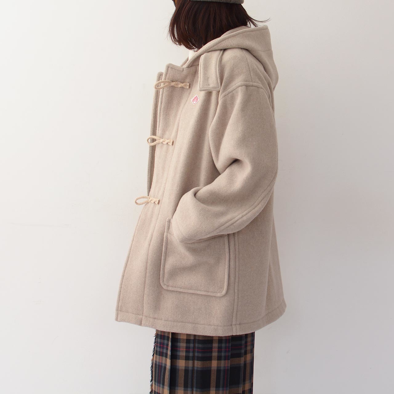 DANTON [ダントン] WOMEN'S WOOL LIGHT PILE DUFFEL COAT [DT-A0387WLP