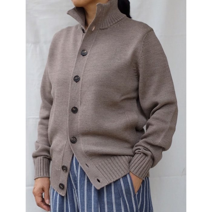 ZANONE ザノーネ CHIOTO キョート ミドルゲージウール スタンドカラー