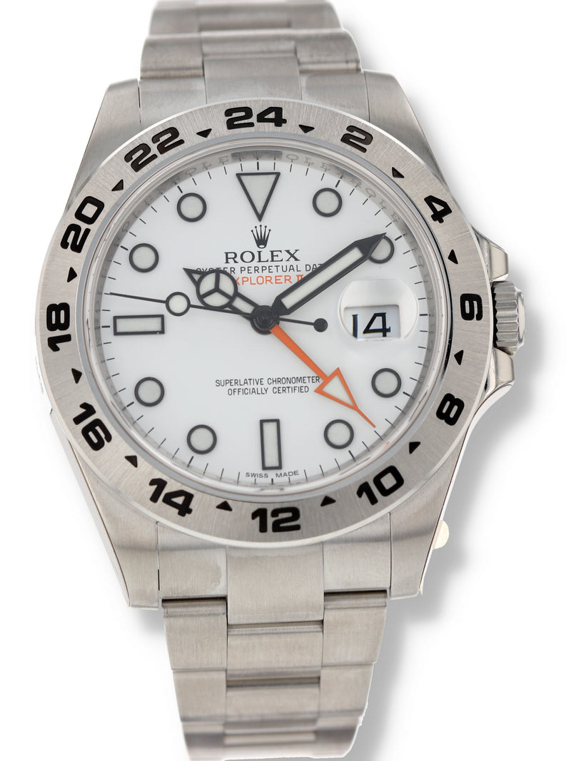 40163: Rolex Explorer II 42mm, Ref. 216570, Box and 2013 Card NEW