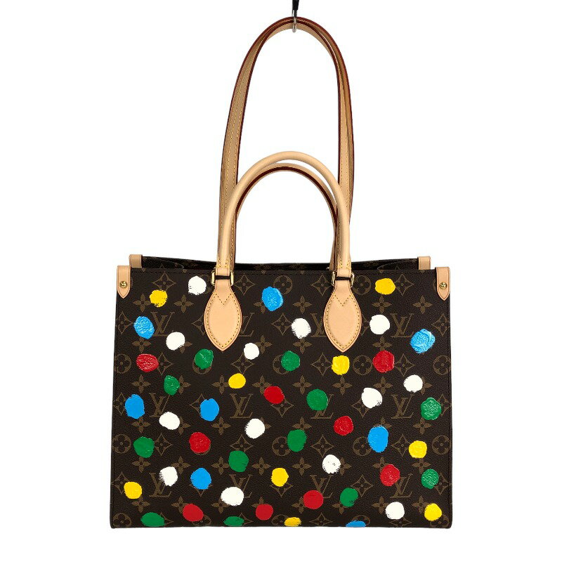 LV×YK オンザゴー MM」M46466「ヴィトン×草間彌生」PUMPKIN(パンプキン