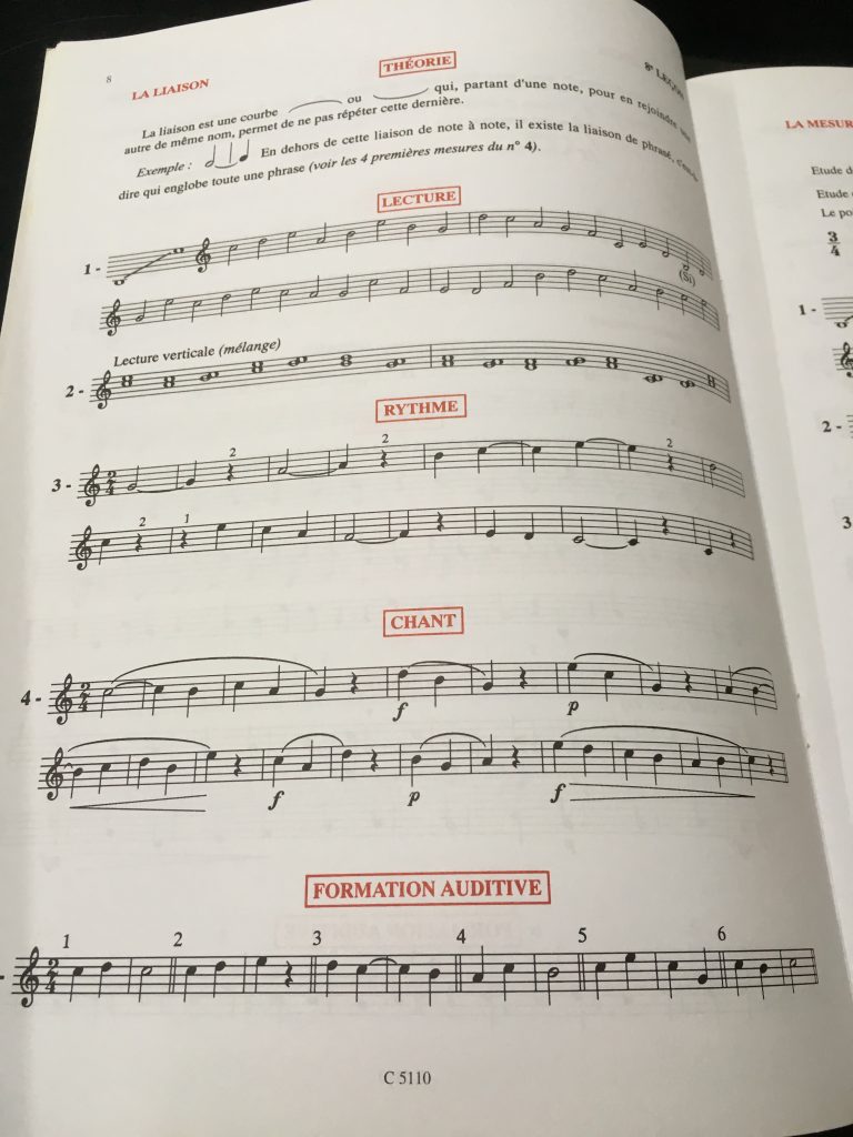 フランスのソルフェージュ2 | つくば市天久保 鈴木秋津ピアノ教室