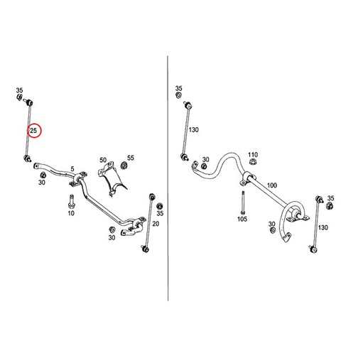 ベンツ スタビライザーリンク ＜ ベンツパーツ専門プロテックオート