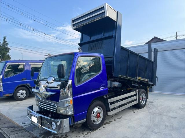 三菱ふそう キャンター 土砂禁ダンプ積載2t新明和製デコトラ仕様