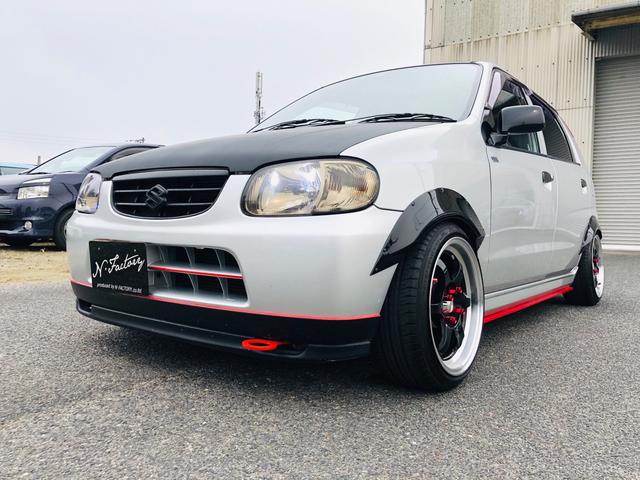スズキ アルト 5MT 車高調 フルバケ オーバーフェンダーの中古車