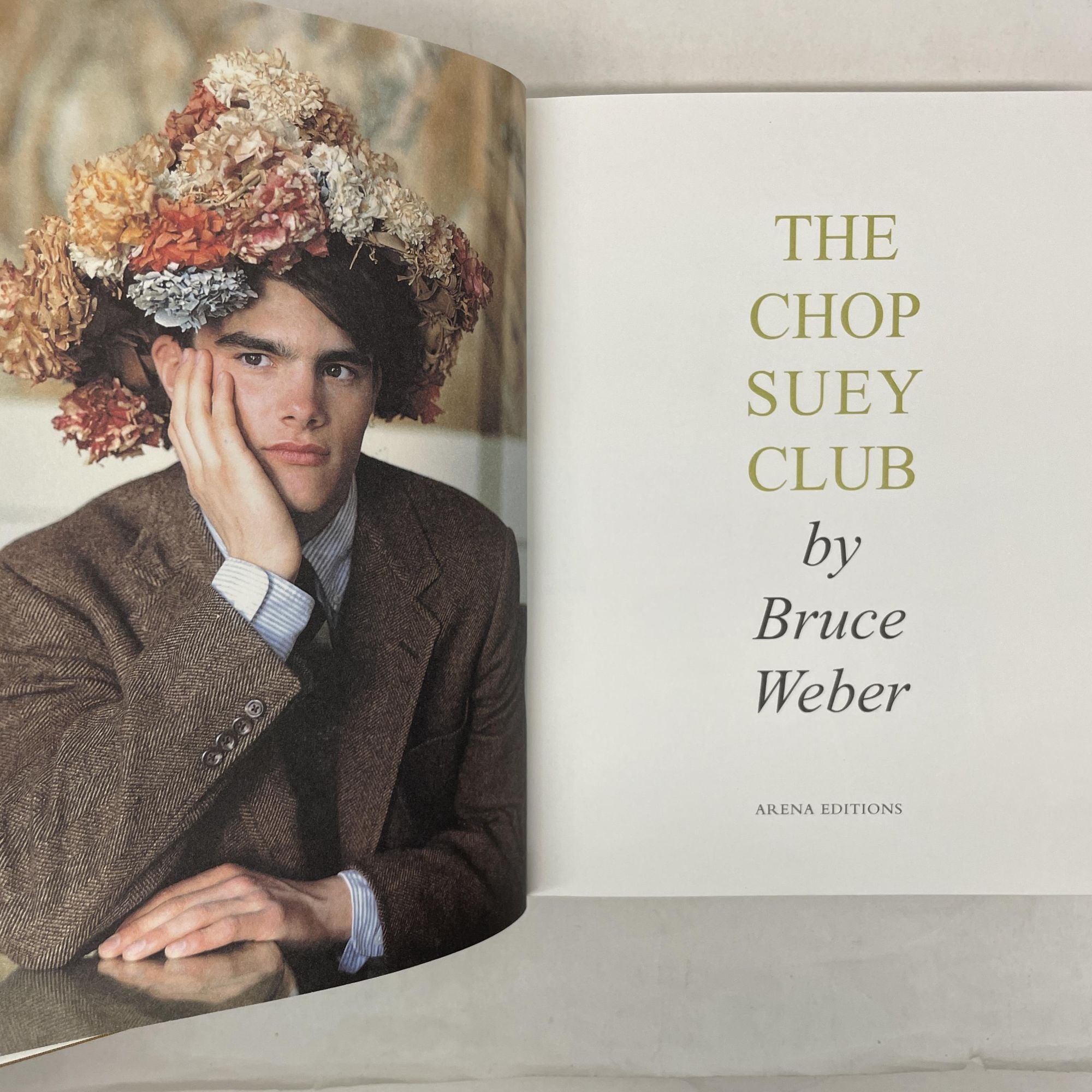 THE CHOP SUEY CLUB by Bruce Weber: Near Fine Hardcover (1999