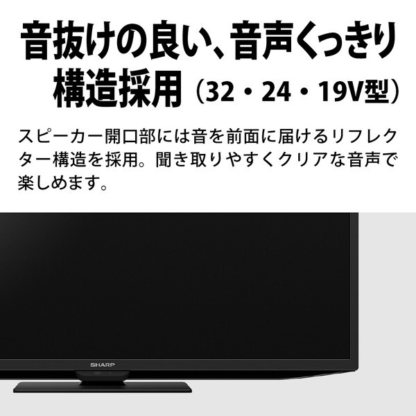 SHARP 2T-C19GE1 [19V型 地上・BS・110度CSデジタル ハイビジョン 液晶