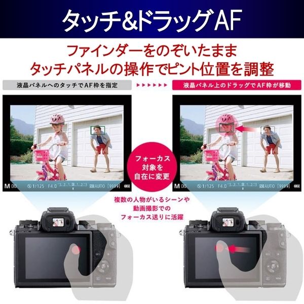 CANON EOS M5 ボディ [ミラーレス一眼カメラ(2420万画素・レンズ別売