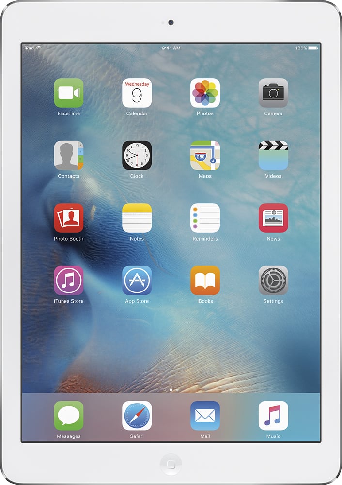 Apple iPad® Air with Wi Fi 16GB Silver MD788LL/A - Best Buy