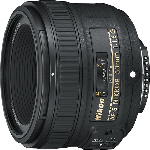Nikon AF S NIKKOR 50mm f/1.8G Standard Lens Black 2199 - Best Buy