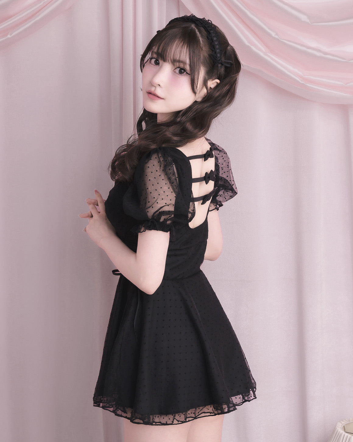 ドットチュールワンピーススイムウェア – pium