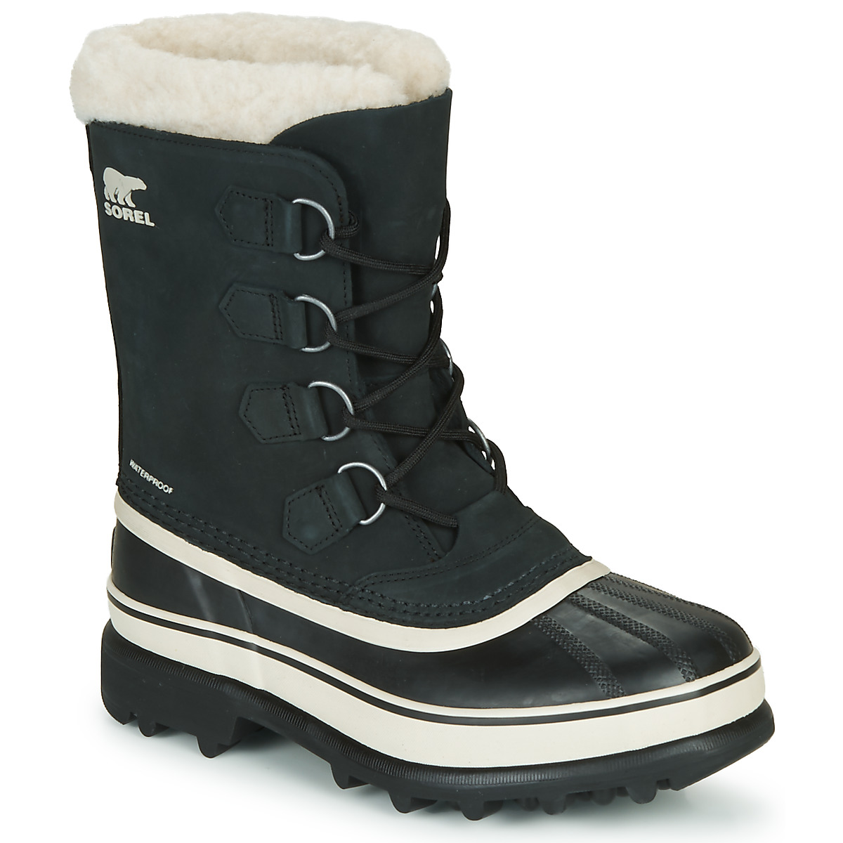 Sorel CARIBOU Black - Fast delivery | Spartoo Europe ! - Shoes
