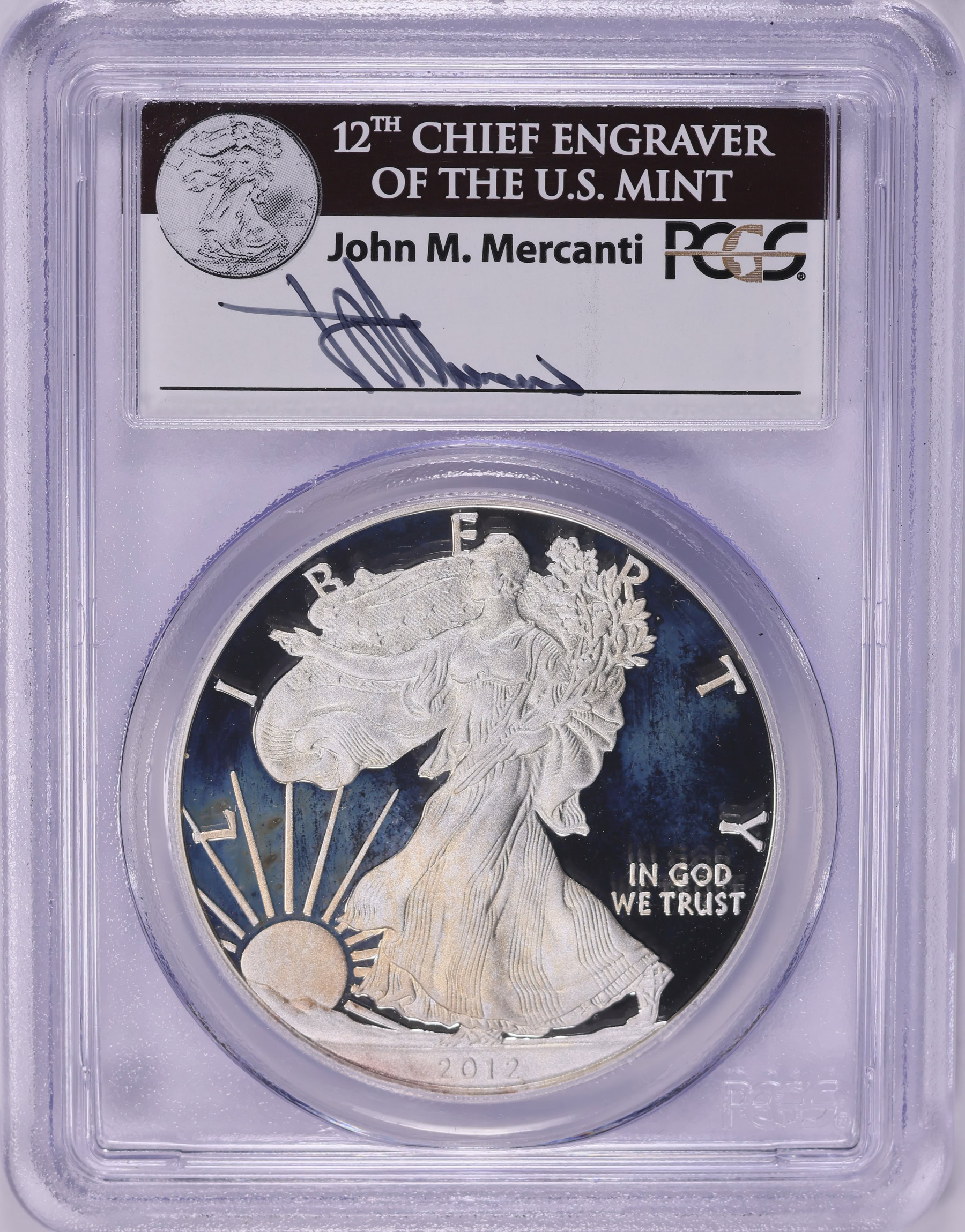 2012-W $1 Silver Eagle First Strike PCGS Proof-70 DCAM (John M