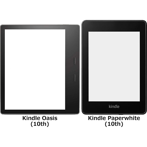Kindle Oasis (第10世代)」と「Paperwhite (第10世代)」の違い