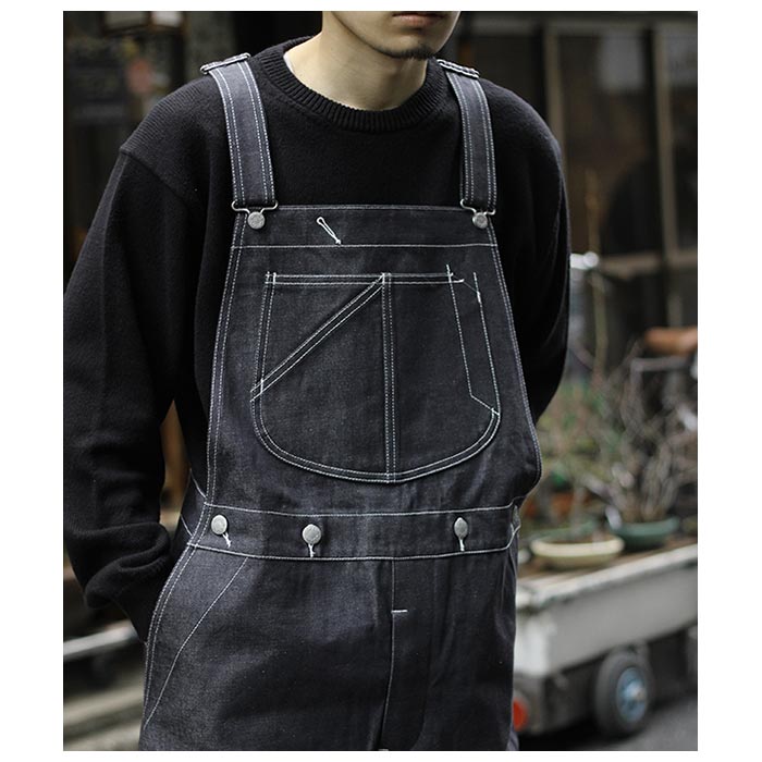 SCYE サイ ライトデニム オーバーオール Lightweight Denim Bib