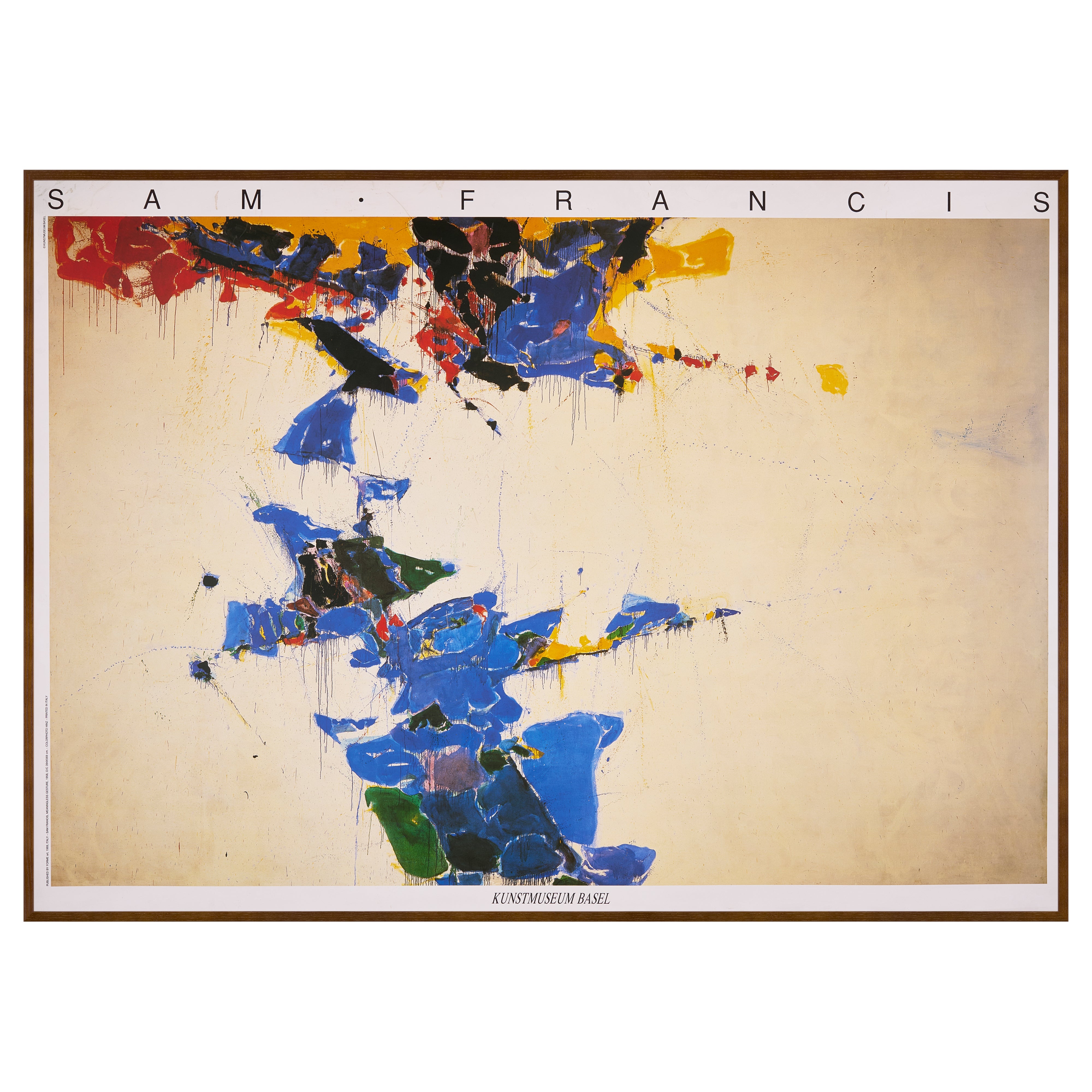 限定10枚】Sam Francis - KUNSTMUSEUM BASEL 1989 / サム・フランシス