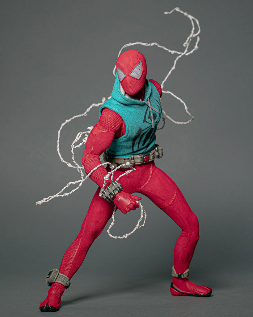 Hot Toys VGM34 Spiderman PS4 Scarlet Spider Suit 1/6 Scale
