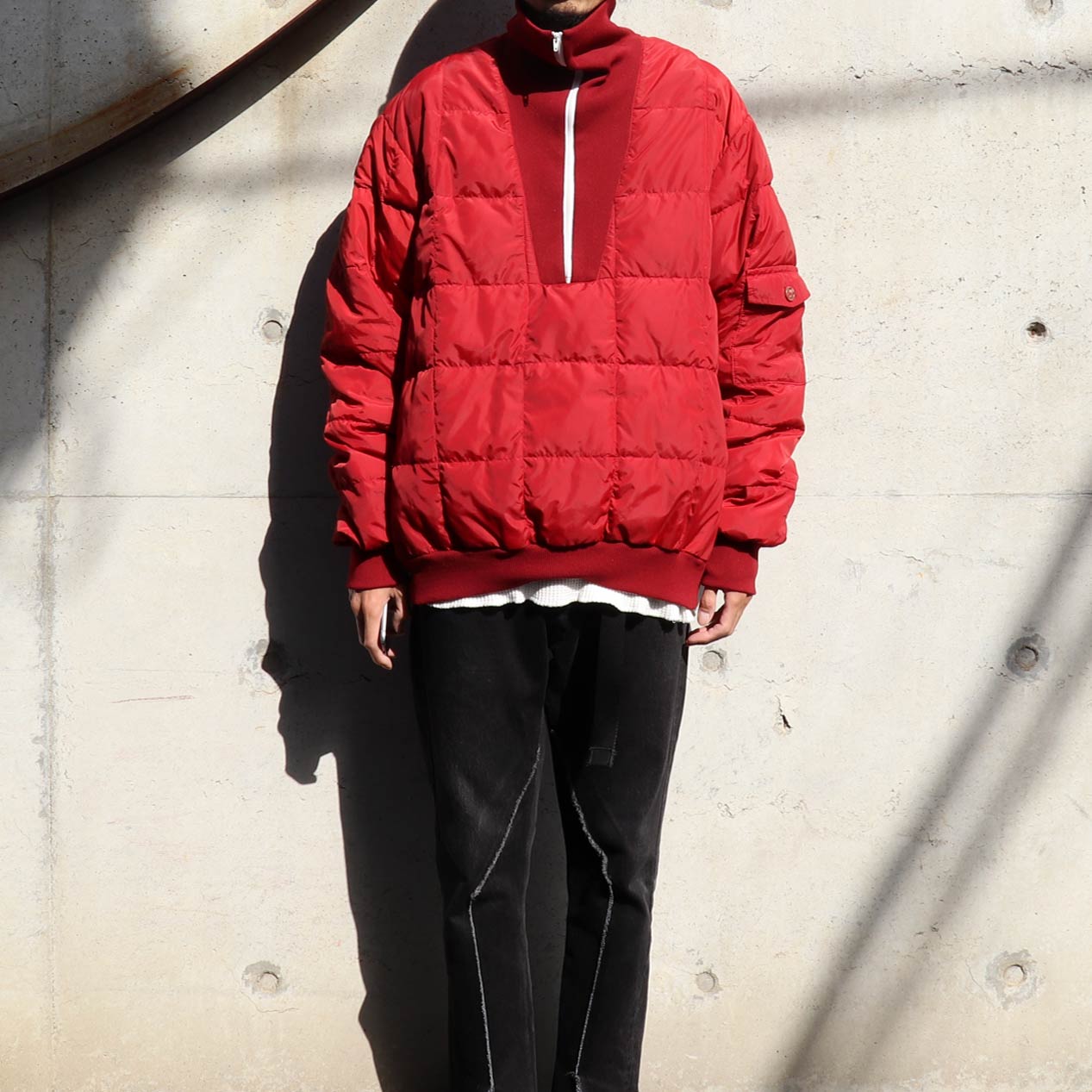 POST JUNK / 80's EDDIE BAUER Pullover Down Jacket [About XL]