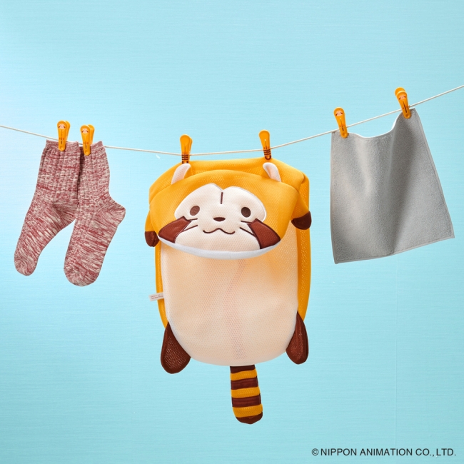 全長74cm！あらいぐまラスカルのぬいぐるみ型洗濯ネット『あらえるくま