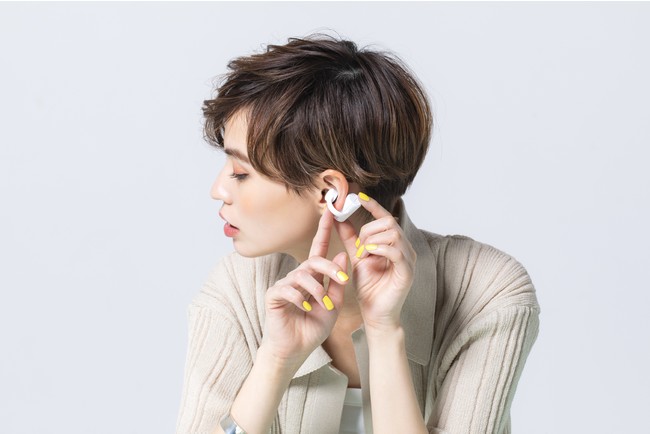 様々な賞を受賞した話題のBoCo完全ワイヤレス骨伝導イヤホン『PEACE TW