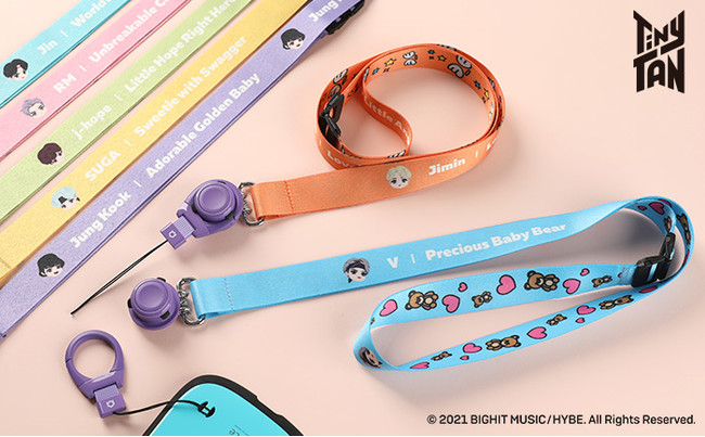 BTS のキャラクター「TinyTAN」と「iFace」のコラボから、ずっと着け