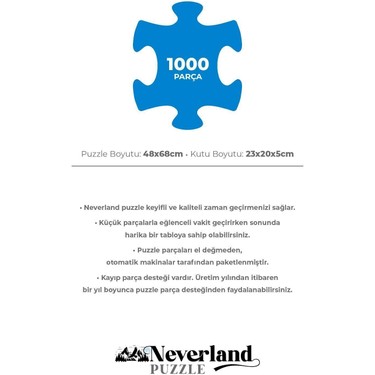 Neverland 1000 Parça Kapadokya Manzaralı Puzzle – Orta Fiyatı
