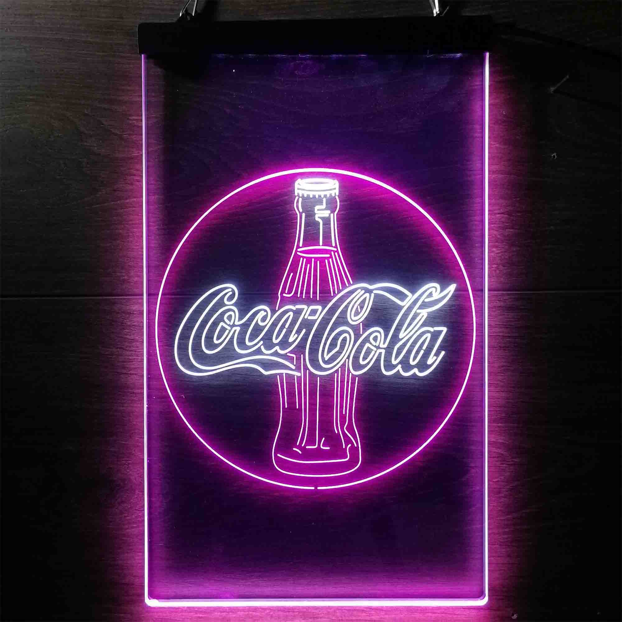 Coca Cola Classic Logo Neon-Like LED Sign | Home Bar Gift