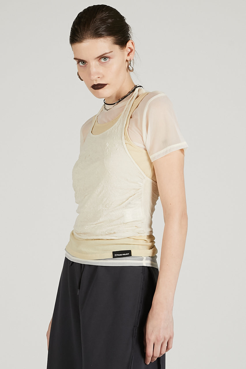 prankproject メッシュローズチューブトップ prankproject メッシュ