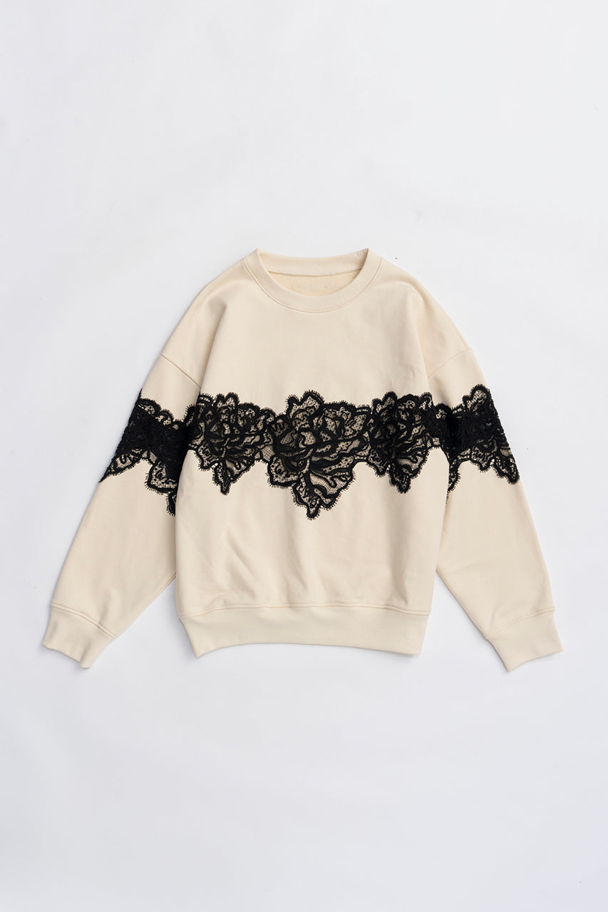 Lace Sweatshirt