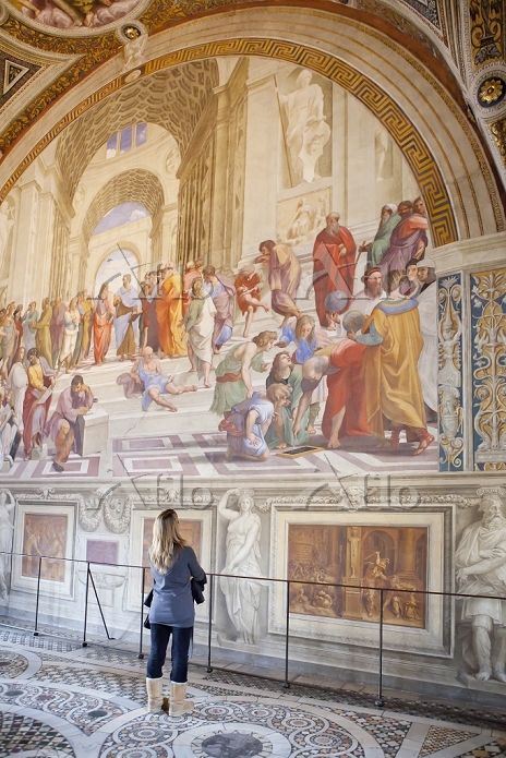 ラファエロ 「アテネの学堂」 [14351988]のアート作品 - アフロ