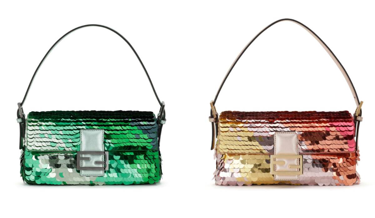 スパンコールが煌めく！フェンディの名品バッグ「バゲット」に華やかな