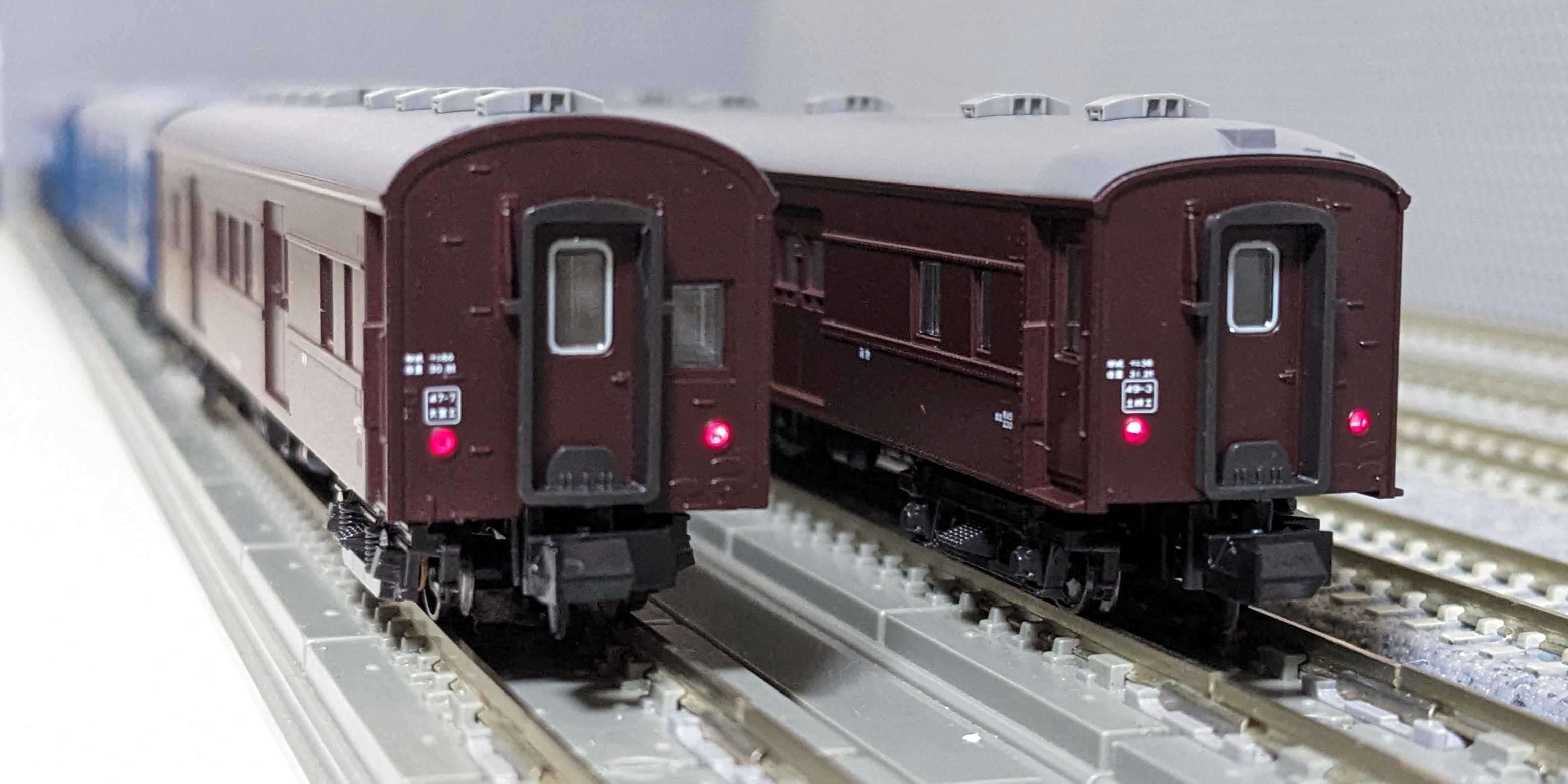 🔴入線 kato 10-898 郵便•荷物列車(東北)6両ｾｯﾄ - 竹ノ塚総合車両