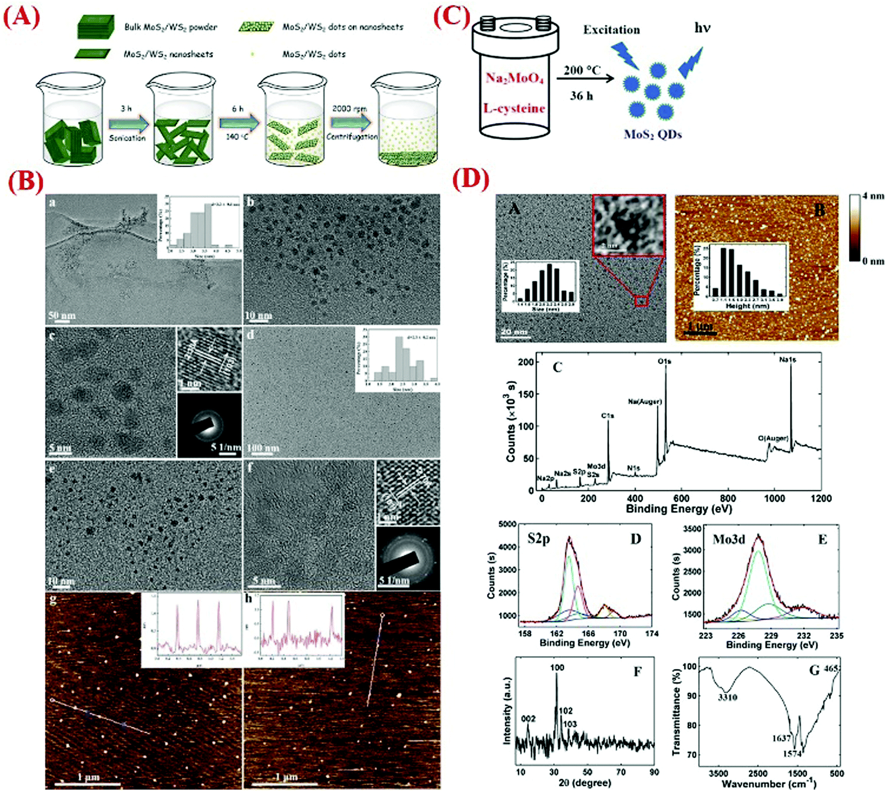 Transition metal dichalcogenide quantum dots: synthesis