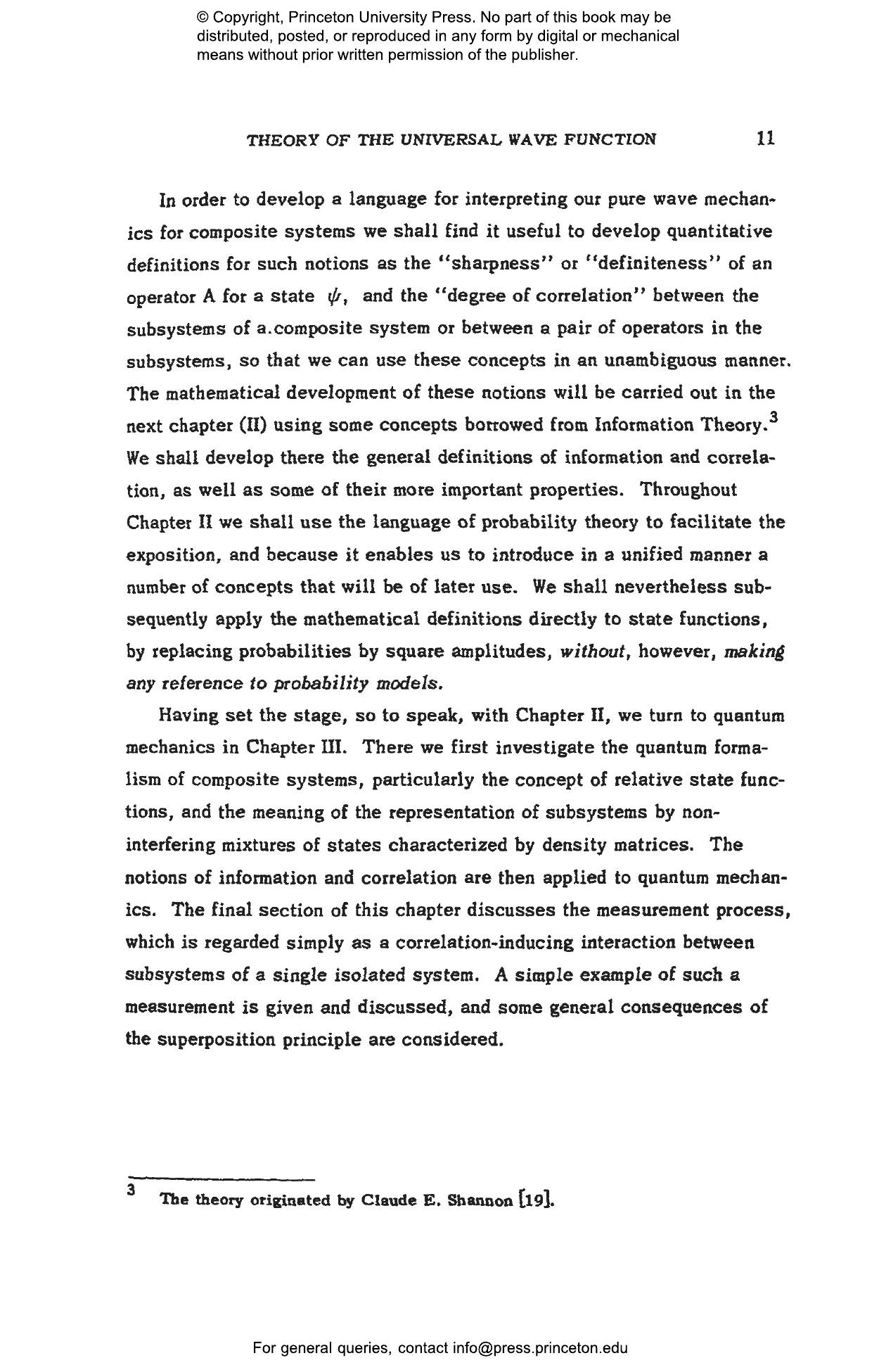 The Many-Worlds Interpretation of Quantum Mechanics | Princeton